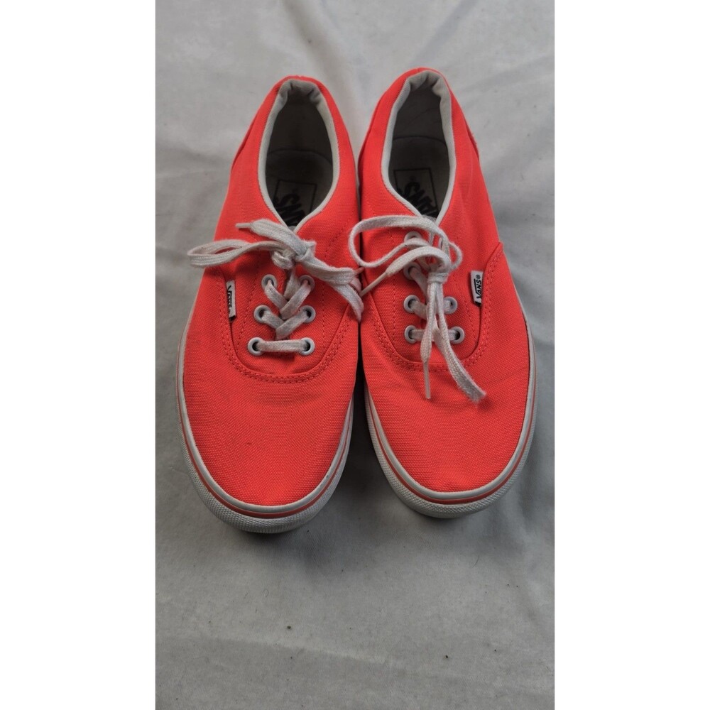 Vans Authentic Platform / Stackform Low-Top Sneakers (Neon / Bright Red)